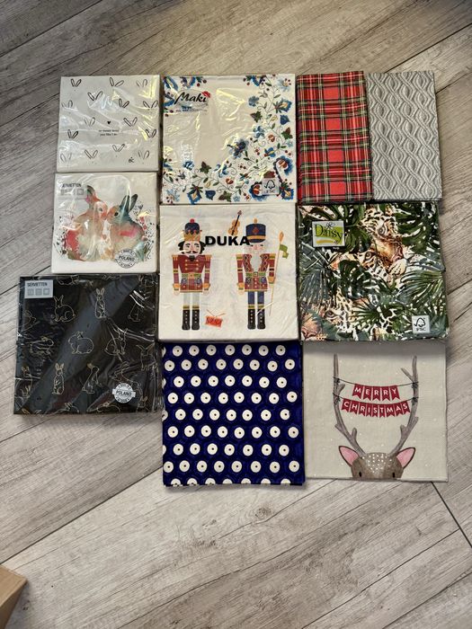 Zestaw do decoupage (serwetki i inne)