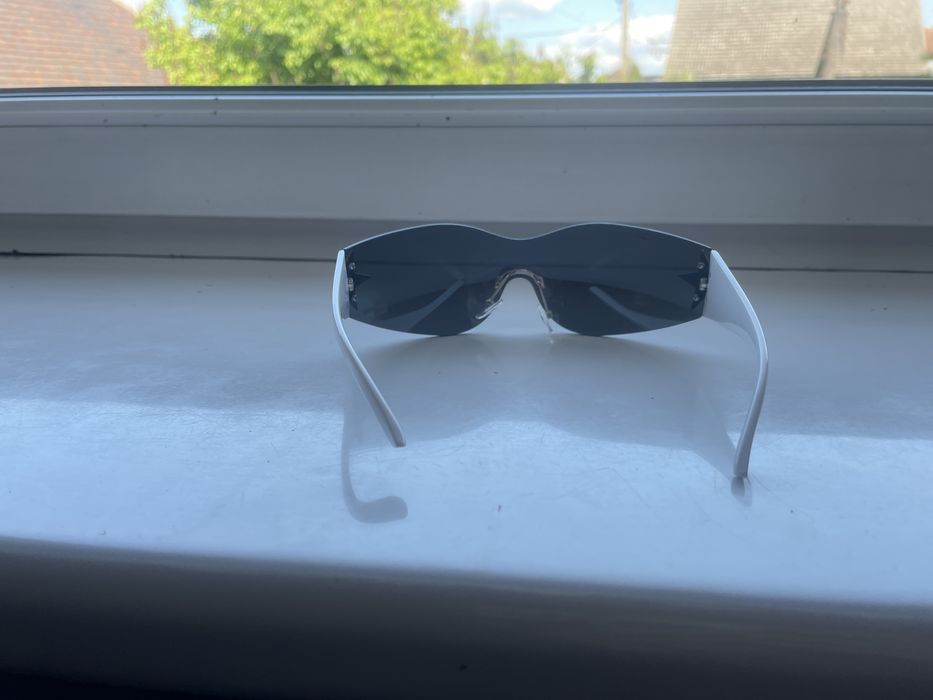 Okulary Y2k gwiazdy lustrzane