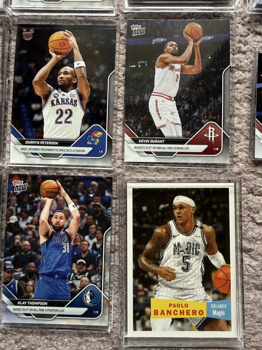 Колекційні баскетбольні картки NBA / Topps NOW / Rookie Cards