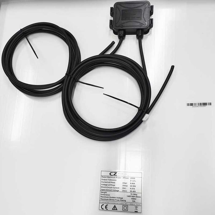 Painel Solar rigido CZ 200W  (1480×670) (Autocaravana / Campervan)