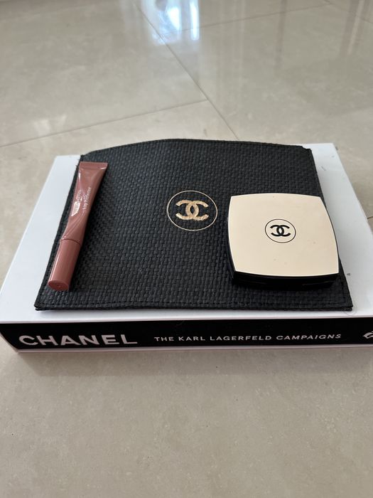 Kosmetyczka styl raffia saszetka Chanel