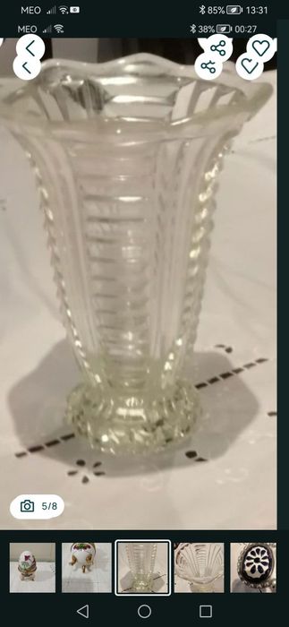 Taça estanho do mexico + Ovo de porcelana pintado mão + jarra vidro antiga