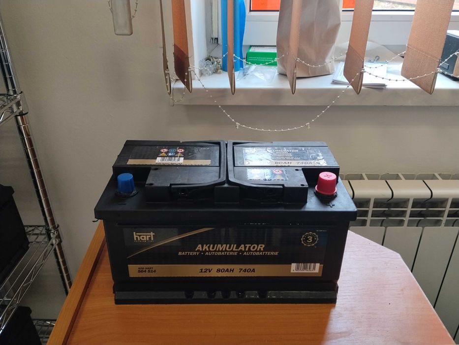 Akumulator HART 80Ah 740A (EN) - 12V