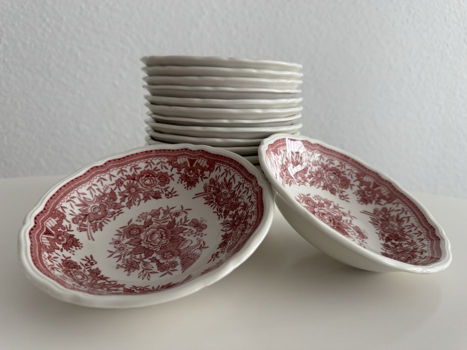 Miseczki Villeroy Boch Fasan czerwone
