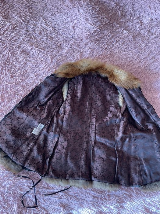 Жіноча жилетка з натурального хутра лисиці, розмір 44