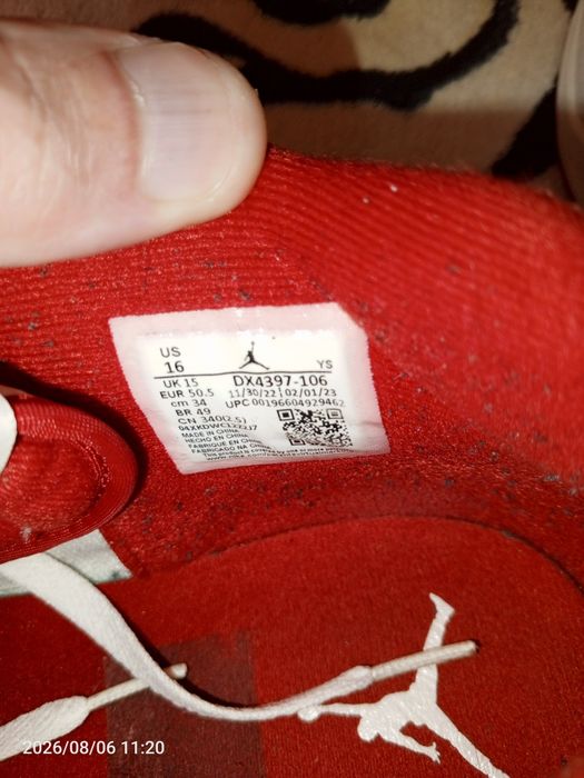 Кросовки Air Jordan размер 50.5, по стельке 32 см