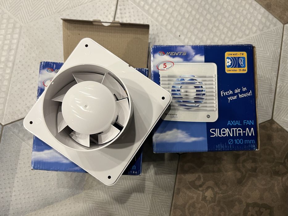 Продам безшумний витяжний вентилятор