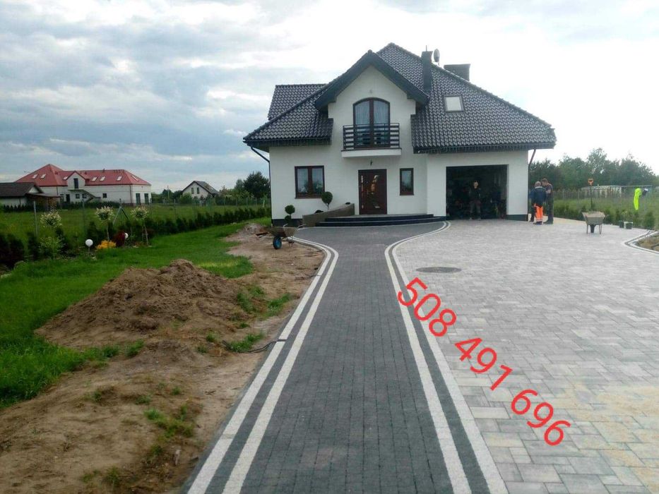 Układanie kostki , Ogrody