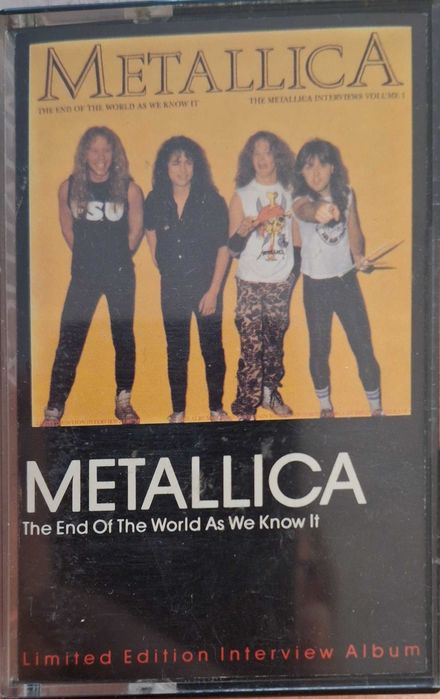 Kasety: Interview Metallica "The End of the World As You Know it" + 6x Bootleg Audio Przegrywka + Justice Demos Przegrywka