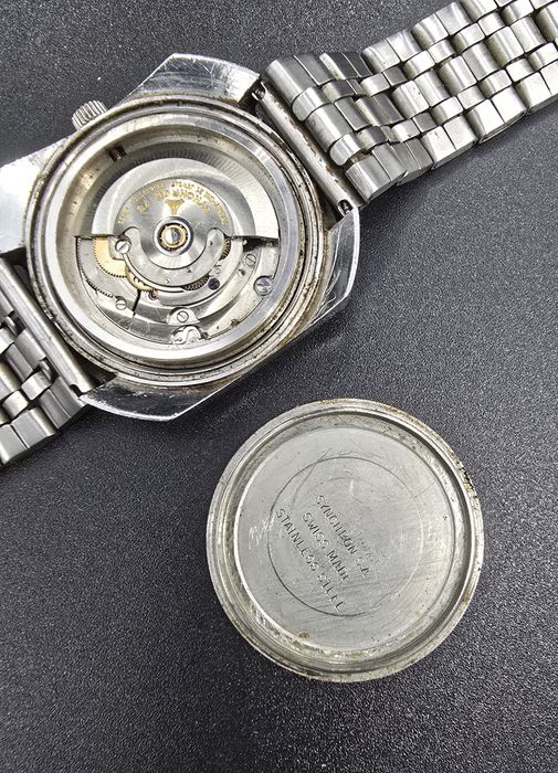 Cyma Automatic 36000 Synchron duży model lata 70