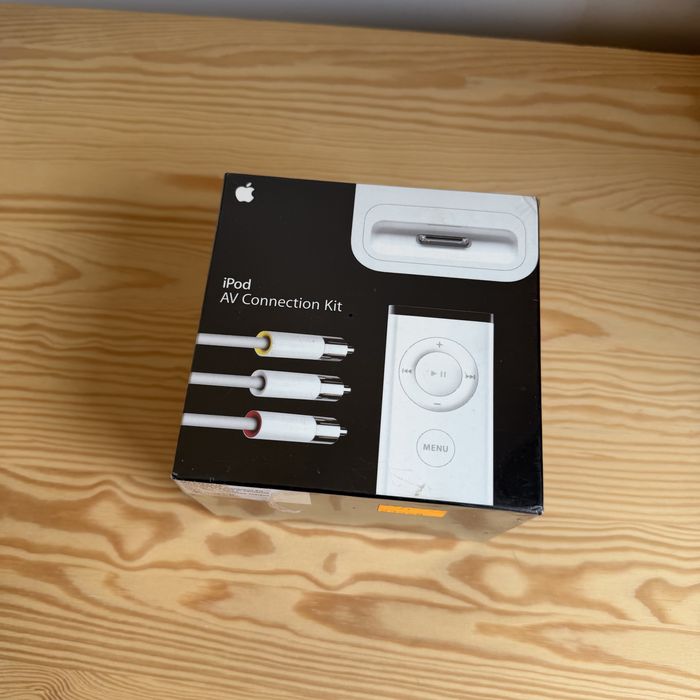 Nowy zafoliowane Apple iPod AV connection kit kolekcjonerski