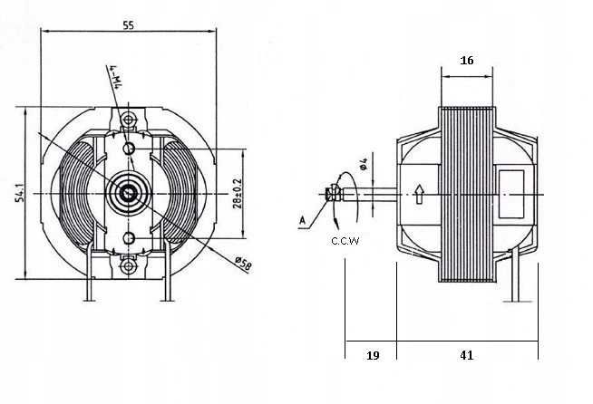 Silnik elektryczny 15w agd suszarki do grzybów Niewiadów Zelmer Vesta