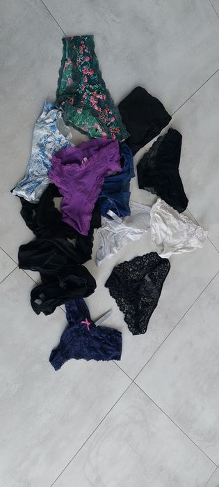 Majtki damskie koronka 13 sztuk mix zestaw nie stringi