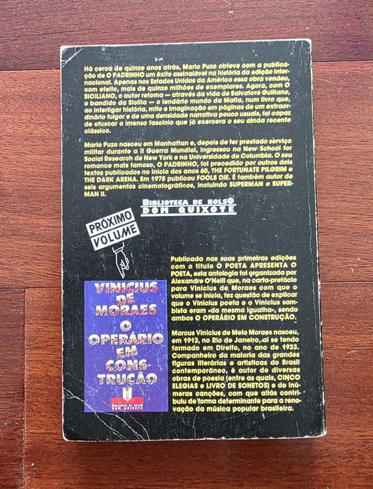 Livro "O Siciliano" de Mario Puzo