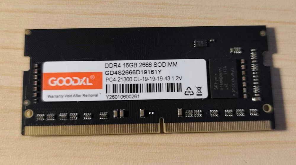 DDR4 16gb Memória RAM 2666MHz SO-DIMM