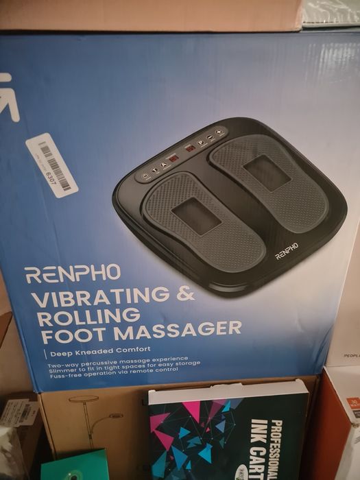 Професійний вібромасажер для ніг RENPHO Vibrating & Rolling Foot Massa