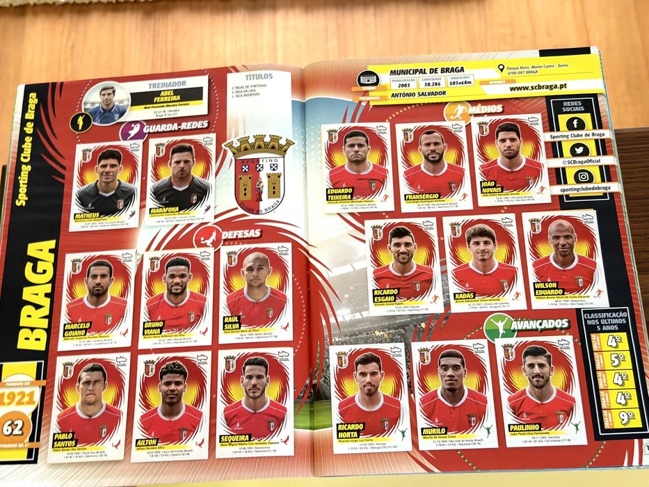 Caderneta Completa Futebol 2018/2019
