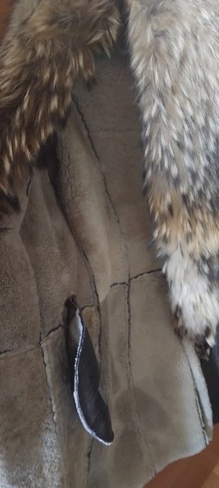 Дубленка с енота