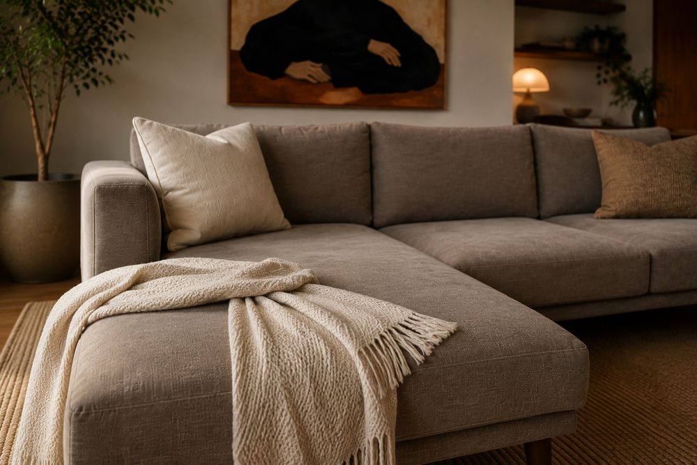 Sofá Chaise Longue | Mid-Century Modern | KINDA HOME