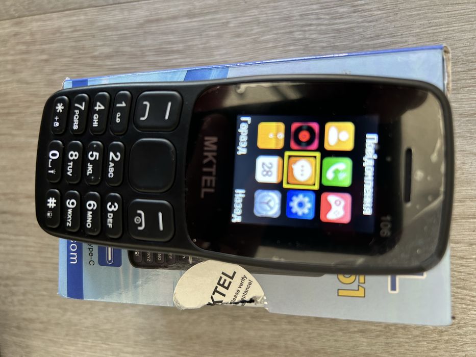 Супер Кнопочний телефон Mktel на 2 сім карти (новий)