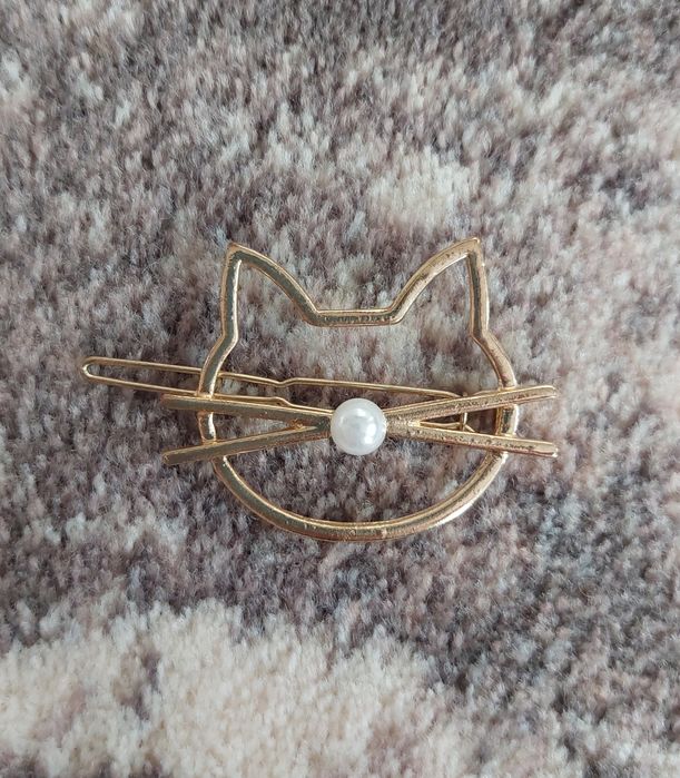 Spinka do włosów kot NOWA