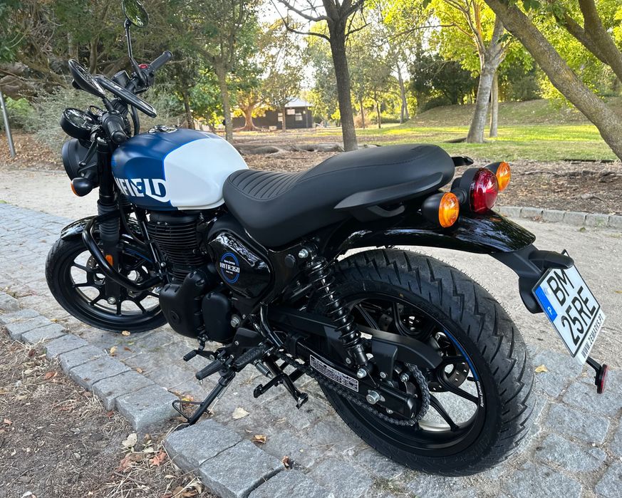 ROYAL ENFIELD Hunter 350-CC (Rebel Blue) 2024;  WARRANTY: August 2027.