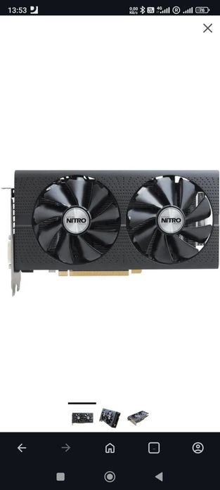 Відеокарта RX 470 nitro 4gb