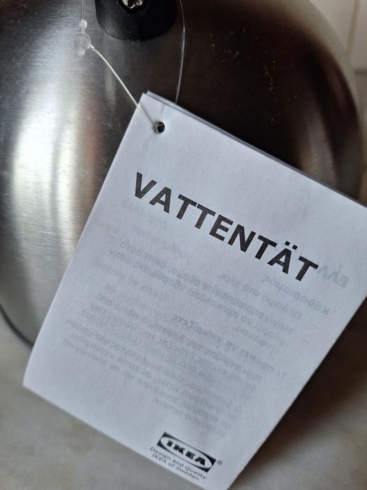 Bule de aço inoxidável da Ikea.