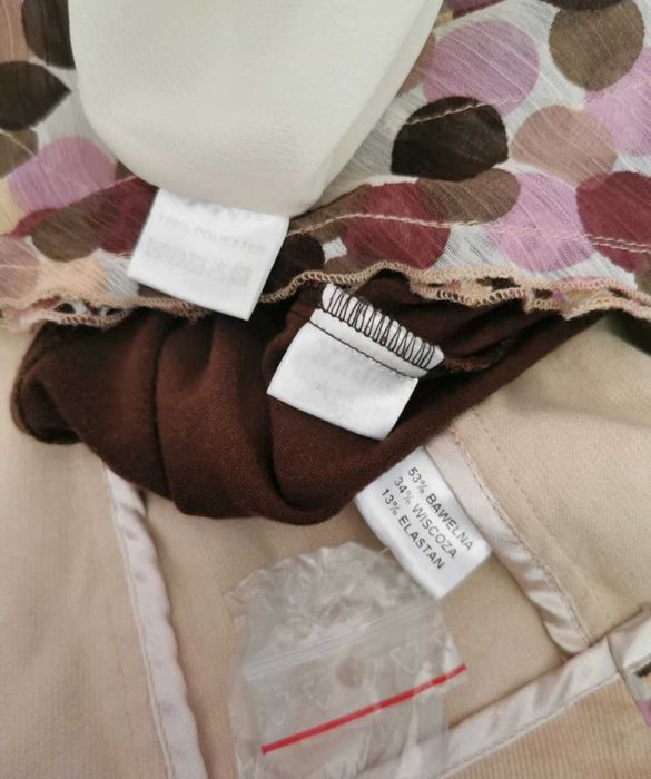 Zestaw bluzka + spódnica + żakiet