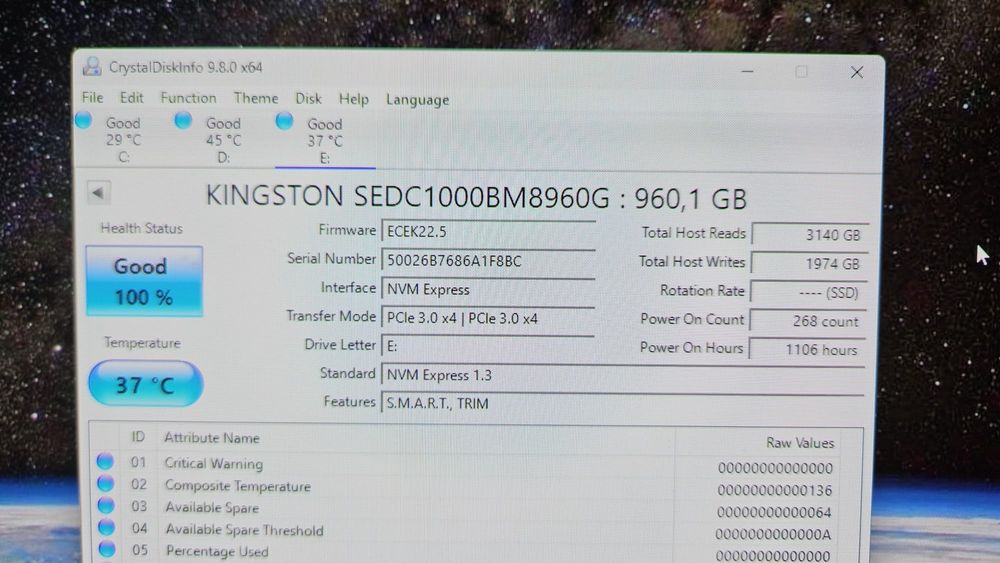 SSD 960GB  M.2  SEDC1000BM8/960G Super cena!