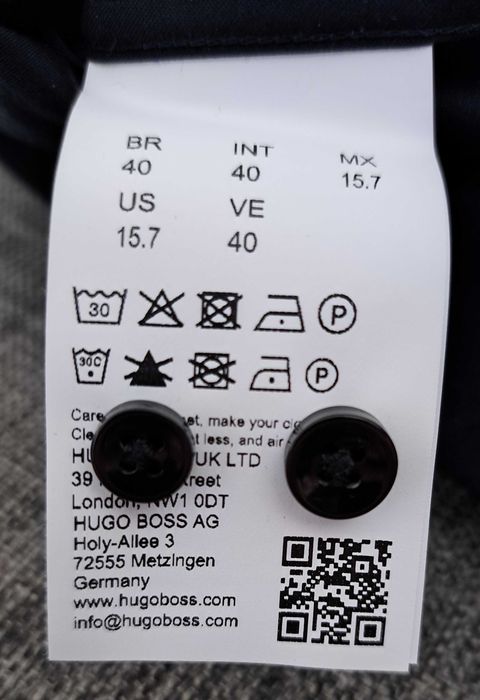 Koszula męska BOSS rozm. XXXS, 40 Hugo Boss