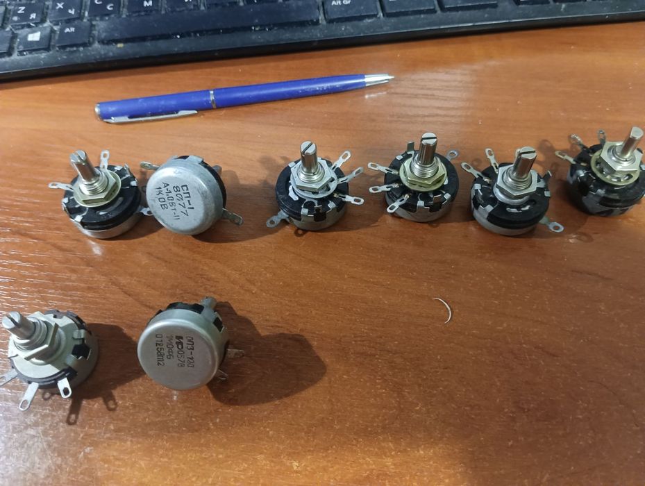 Резистори СП-1 без вимикачів