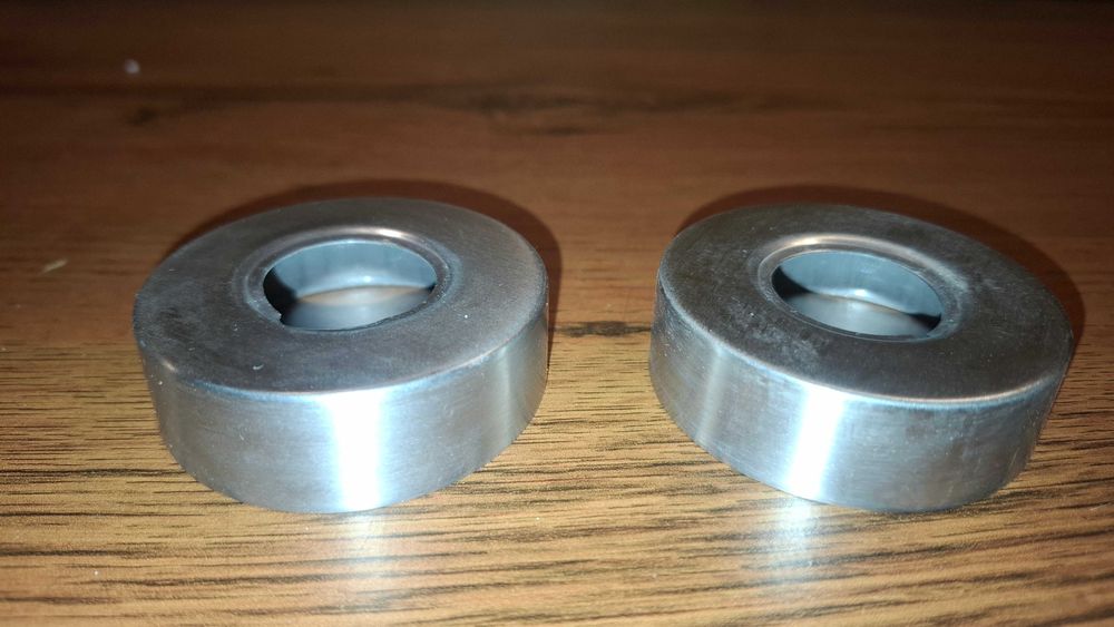 Zestaw 2x Rozeta do Klamki Drzwi - Srebrna