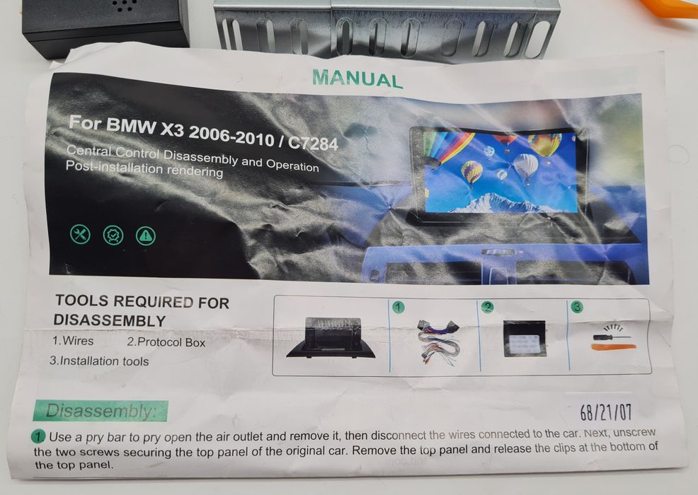 Radio Android 15 dla BMW X3 2006,2010 2/64GB Wi-Fi GPS