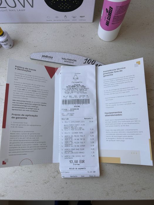 Lâmpada UV Unhas GEL TUDO NOVO + todos prod completos set manicure