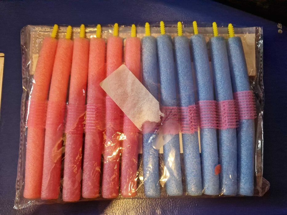 Conjunto 12 unidades - Bobes Flexíveis de Espuma