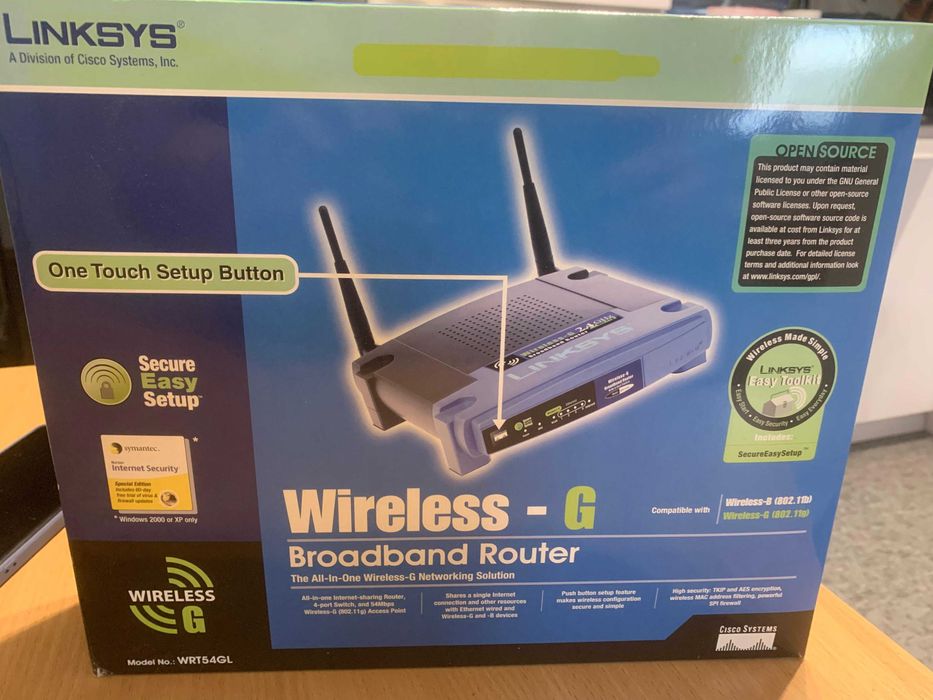 Маршрутизатор Wi-Fi Linksys WRT54GL (б/у)