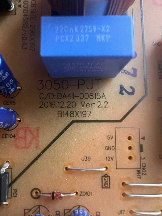 DA41-00815A - модуль (плата) керування для холодильників Samsung