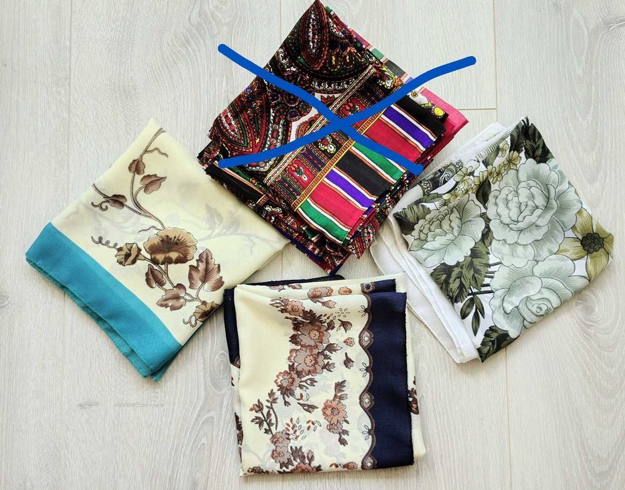 Хустки, 30 грн за 1 шт.