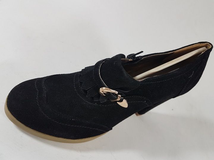PIER ONE botki damskie czarne 100 % SKÓRA ROZ 41
