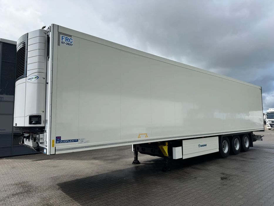 Krone Chłodnia ,Doppelstock ,Wynajem,  Carrier Vector 1550  148.000 km!!, Szer. kwiatowa 2,50m