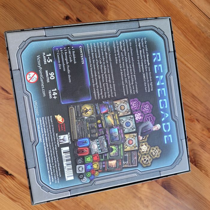 Gra planszowa Renegade - cyberpunk, 7.6 BGG