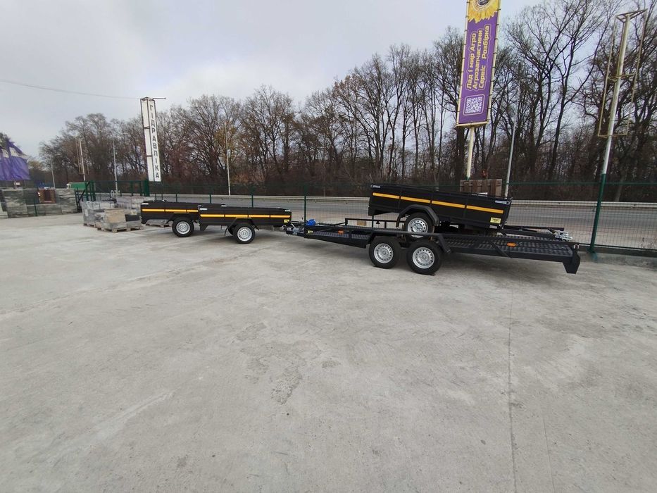 Новий бортовий причіп на 1500кг, легковий причіп, прицеп, причеп.