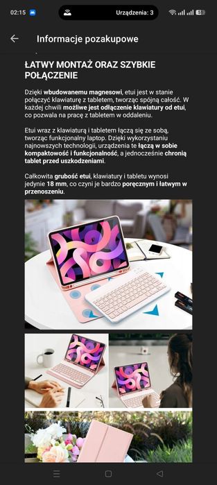 ETUI CASE + KLAWIATURA do iPad 10.2 / 10.5