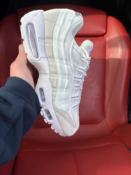 (ОПЛАТА ПІСЛЯ ОГЛЯДУ)Nike air max 95 x CDG white Найк аір макс 95