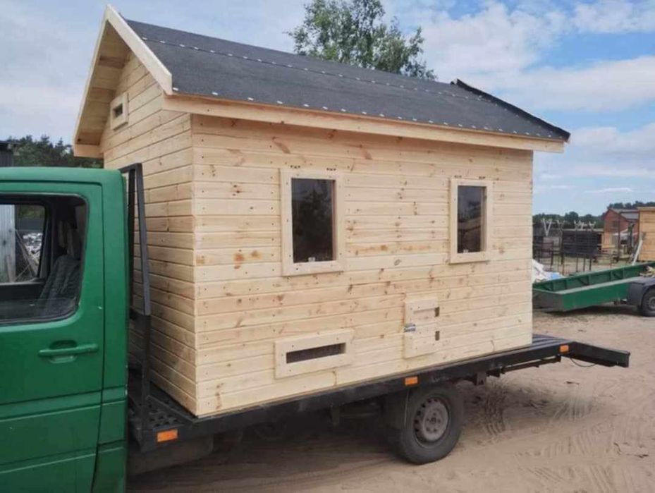 Gołębnik z rusztem i wentylacją