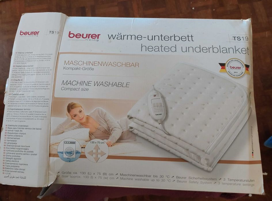 Manta elétrica, dormir quentinho!