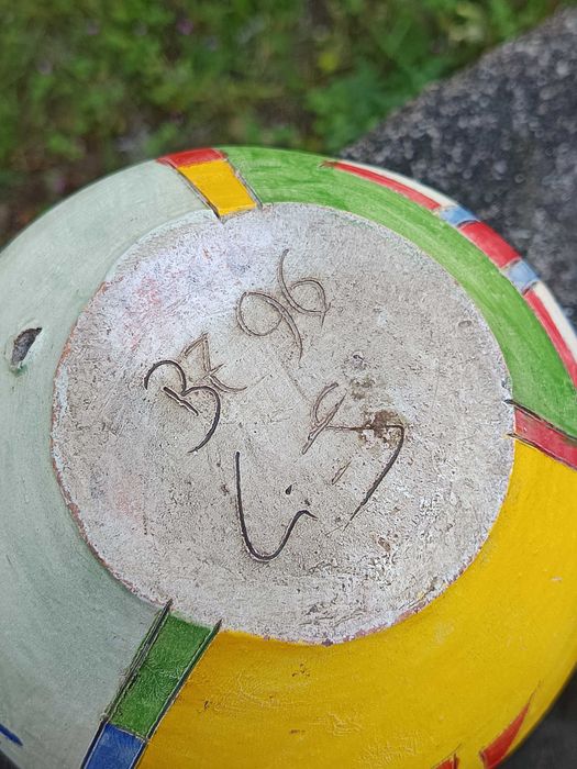 Vaso artesanal com motivos portugueses (pintado à mão)