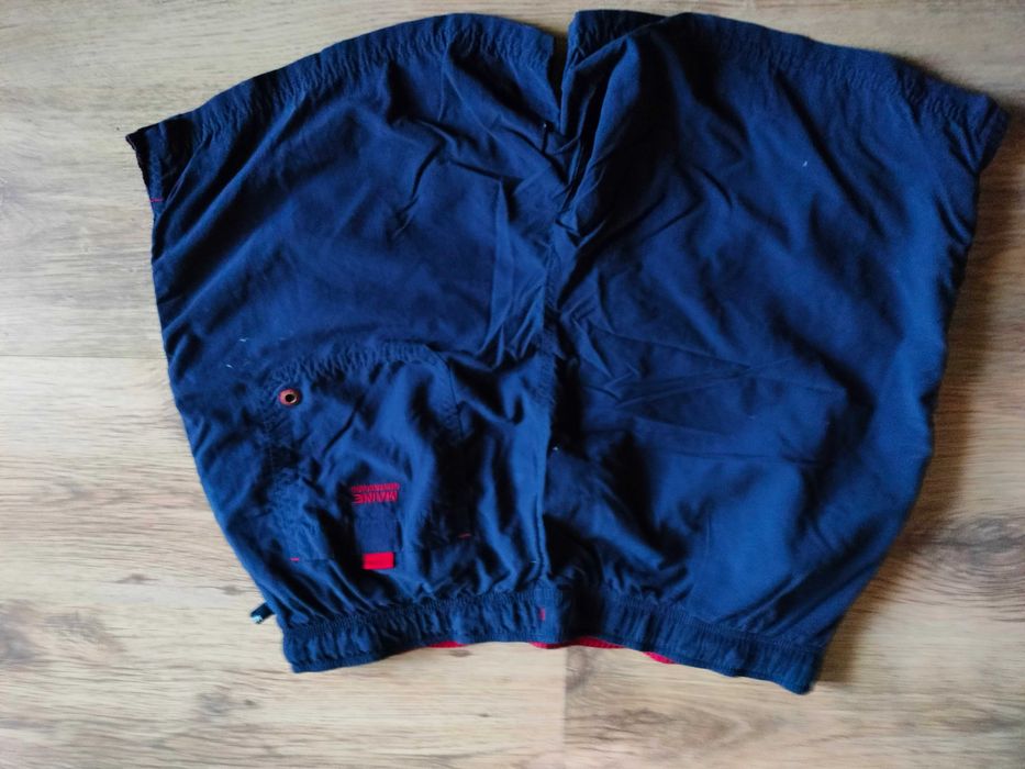 Granatowe szorty męskie z siatką M Maine New England