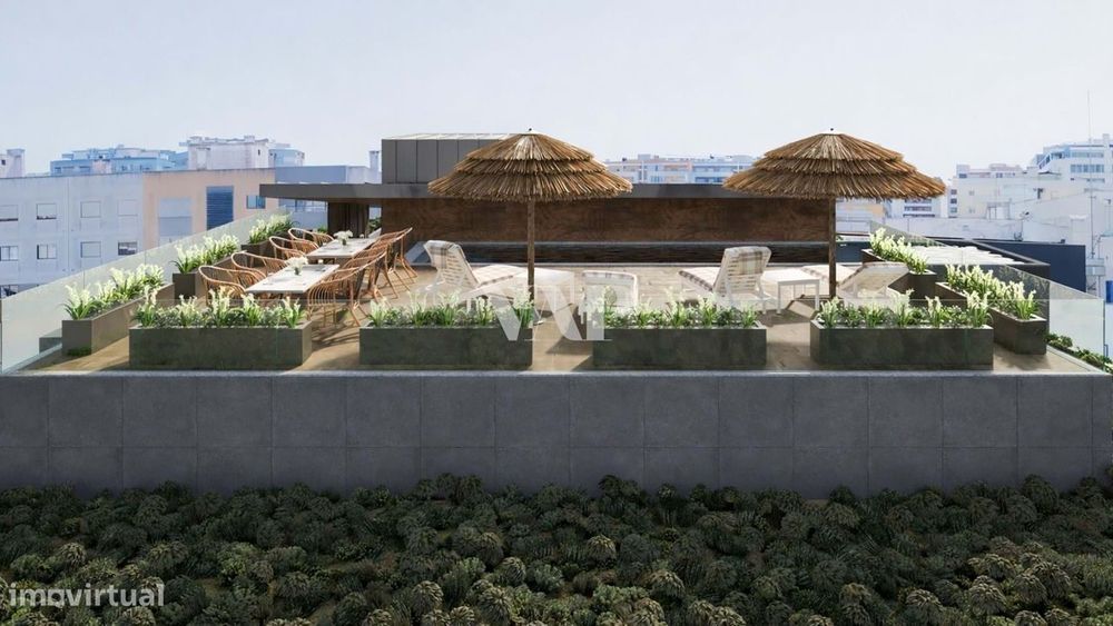 Apartamentos T1 e T2  em Empreendimento de Luxo com Piscina no Centro